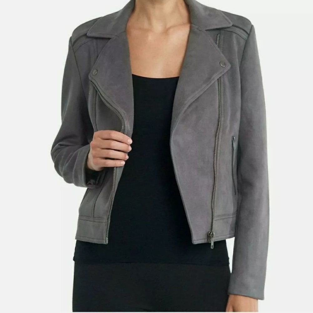 Philosophy Faux Suede Moto Jacket